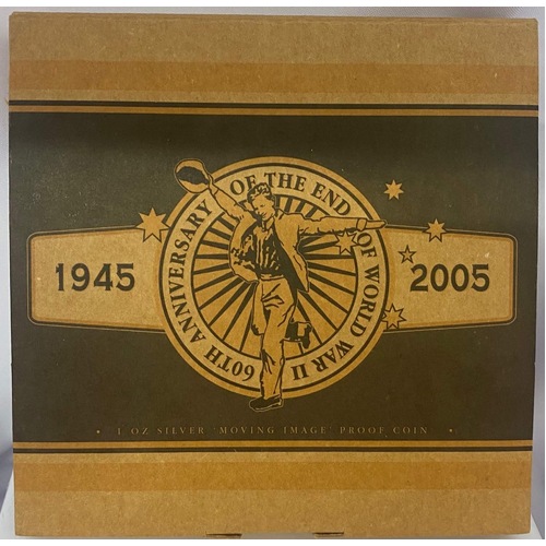 2005 Silver One Ounce Proof Coin Dancing Man