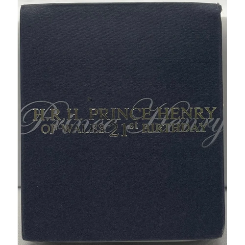 2005 Silver 1 Ounce Proof Coin HRH Prince Harry 21st Birthday