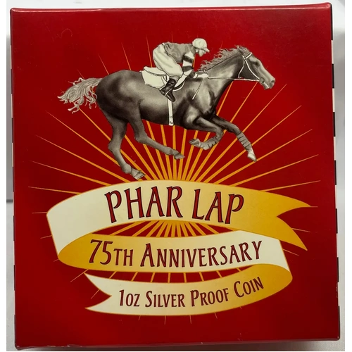 2007 Silver 1 Ounce Proof Coin Phar Lap