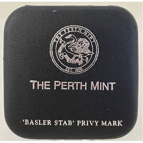 1996 Silver One Ounce Unc Privy Mark Basler Stab