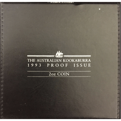 1993 Silver Two Ounce Proof Coin Kookaburra