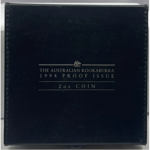 1994 Silver 2 Ounce Proof Coin Kookaburra