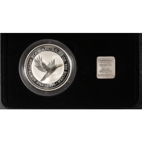 1996 Silver Two Ounce Unc Coin Perth Coin Fair