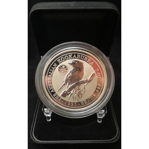 1995 Silver Two Ounce Unc Privy Mark Federation Jubilee