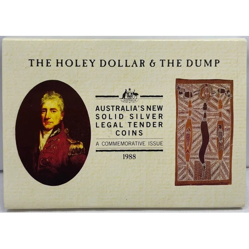 1988 Silver Holey Dollar And Dump Coin Set