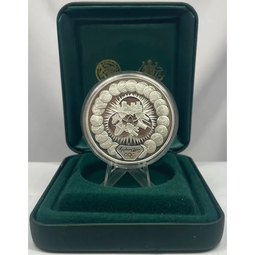 2000 Silver Olympic Proof Coin Reaching the World (I)