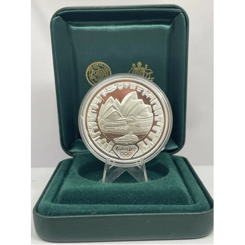 2000 Silver Olympic Proof Coin Harbour of Life (Land)
