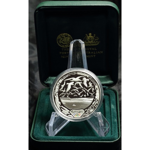 2000 Silver Olympic Proof Coin Harbour of Life (Air)