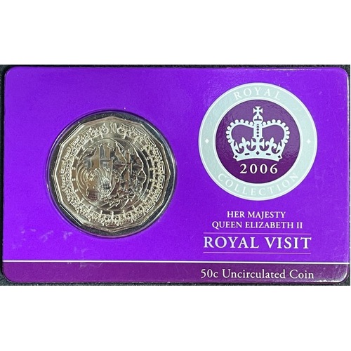 2006 50 Cent Uncirculated Coin Royal Visit