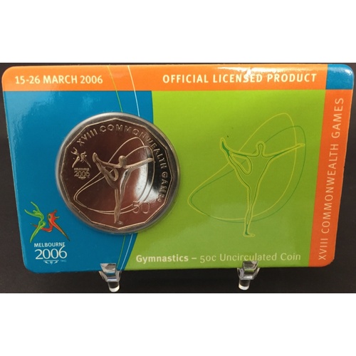 2006 50 Cent Unc Melbourne Commonwealth Games - Gymnastics