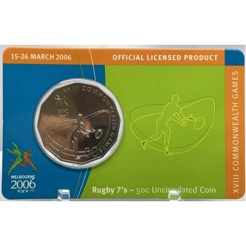 2006 50 Cent Unc Melbourne Commonwealth Games - Rugby Sevens