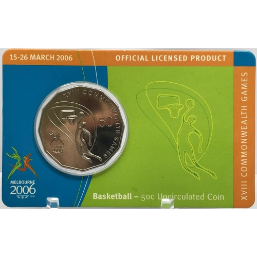 2006 50 Cent Unc Melbourne Commonwealth Games - Basketball