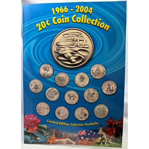 1966 2001 Unofficial 20 Cent 13 Coin Set Centenary of Federation