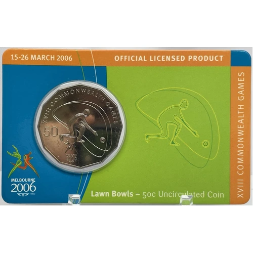 2006 50 Cent Unc Melbourne Commonwealth Games - Lawn Bowls