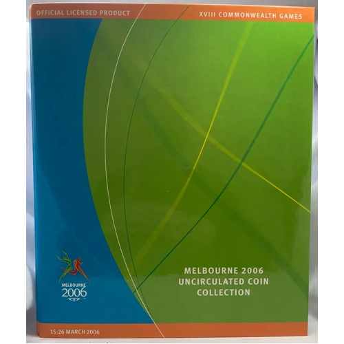 2006 50 Cent 18 Coin Set Melbourne Commonwealth Games