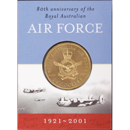 2001 $1 Uncirculated Coin Royal Australian Air Force (RAAF)