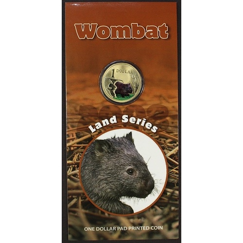 2008 One Dollar Unc Coin Land Series Wombat