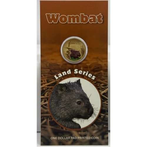 2008 1 Dollar Uncirculated Coin Land Series Wombat