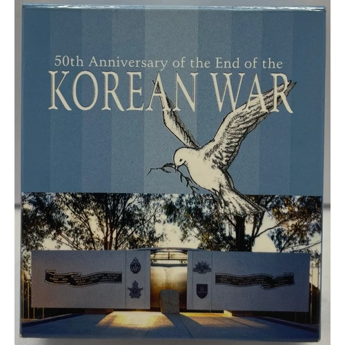 2003 1 Dollar Silver Proof Coin Korean War
