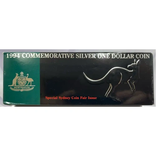 1994 One Dollar Silver Proof Coin Fair Decade Of The Dollar