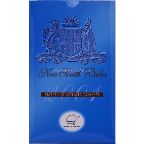 2001 Federation Three Coin Uncirculated Set New South Wales