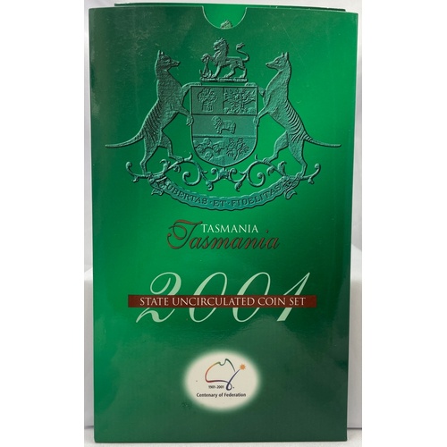 2001 Federation Three Coin Uncirculated Set Tasmania