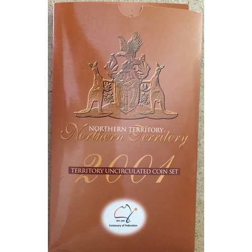 2001 Federation Three Coin Uncirculated Set Northern Territory