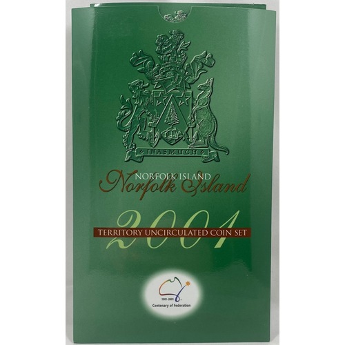 2001 Federation Three Coin Uncirculated Set Norfolk Island