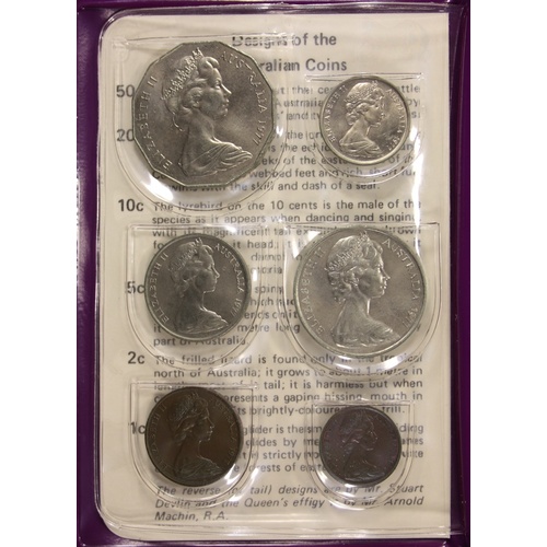 Australia 1977 Uncirculated Mint Coin Set QEII Silver Jubilee