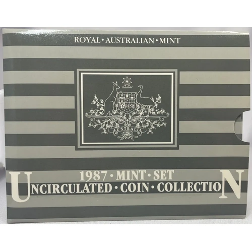 Australia 1987 Uncirculated Mint Coin Set