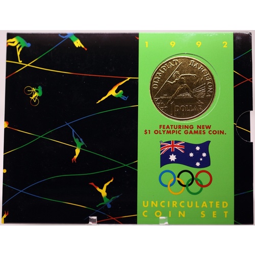 Australia 1992 Uncirculated Mint Coin Set Barcelona