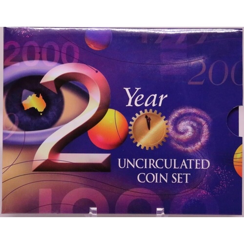 2000 Uncirculated Mint Coin Set Millennium