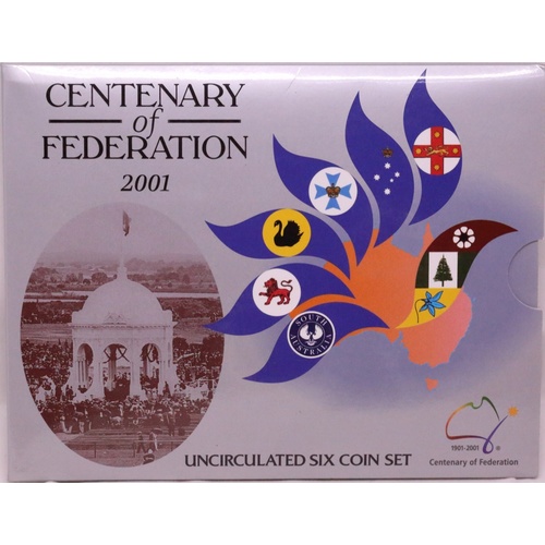 Australia 2001 Uncirculated Mint Coin Set - Centenary of Federation