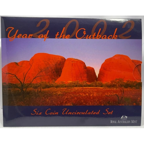 2002 Uncirculated Mint Coin Set Outback