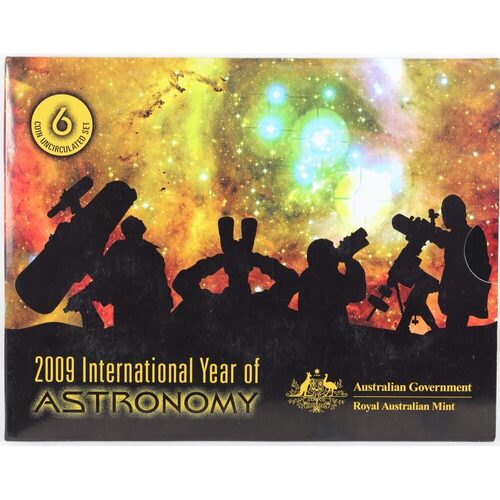 Australia 2009 Uncirculated Mint Coin Set Astronomy