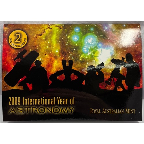 Australia 2009 Two Coin Mint Set Astronomy