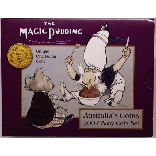 Australia 2007 Baby Uncirculated Mint Coin Set The Magic Pudding