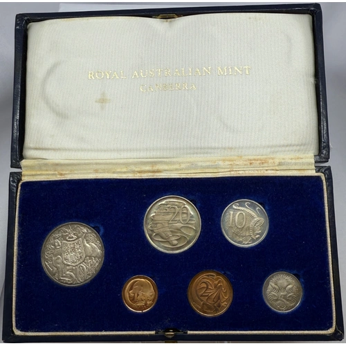 Australia 1966 Proof Set Dark Blue Case