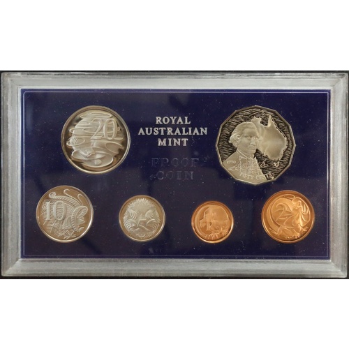 Australia 1970 Proof Coin Set Captain Cook With Original Foams and Certificate