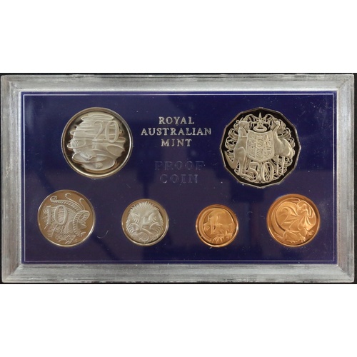 Australia 1971 Proof Coin Set With Original Foams and Certificate
