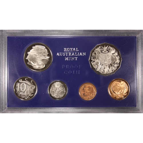 Australia 1974 Proof Coin Set With Original Foams and Certificate