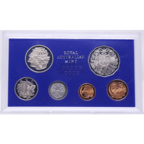 Australia 1979 Proof Coin Set - Rare Double Bar 50c With Original Foams and Certificate