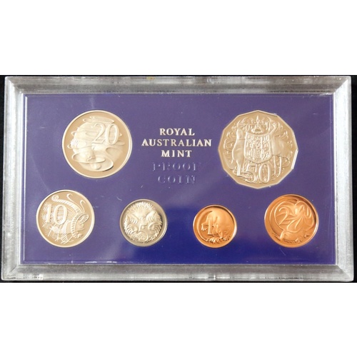 Australia 1980 Proof Coin Set With Original Foams and Certificate