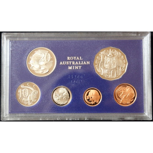 1984 Proof Coin Set With Original Foams and Certificate