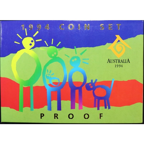 Australia 1994 Proof Coin Set Year Of The Family