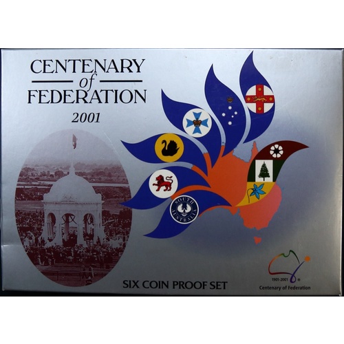 2001 Proof Coin Set Centenary of Federation