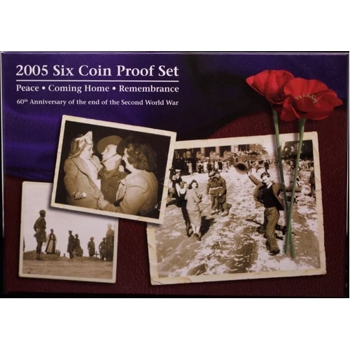 Australia 2005 Proof Coin Set 60th Anniversary of the End of WWII