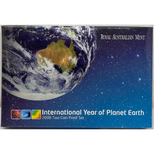 2008 2 Coin Proof Set Year of The Planet