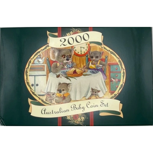 Australia 2000 Baby Proof Coin Set Millennium Flag