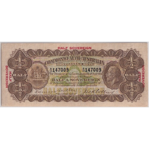 1923 Ten Shilling Miller/Collins R4 PCGS VF30